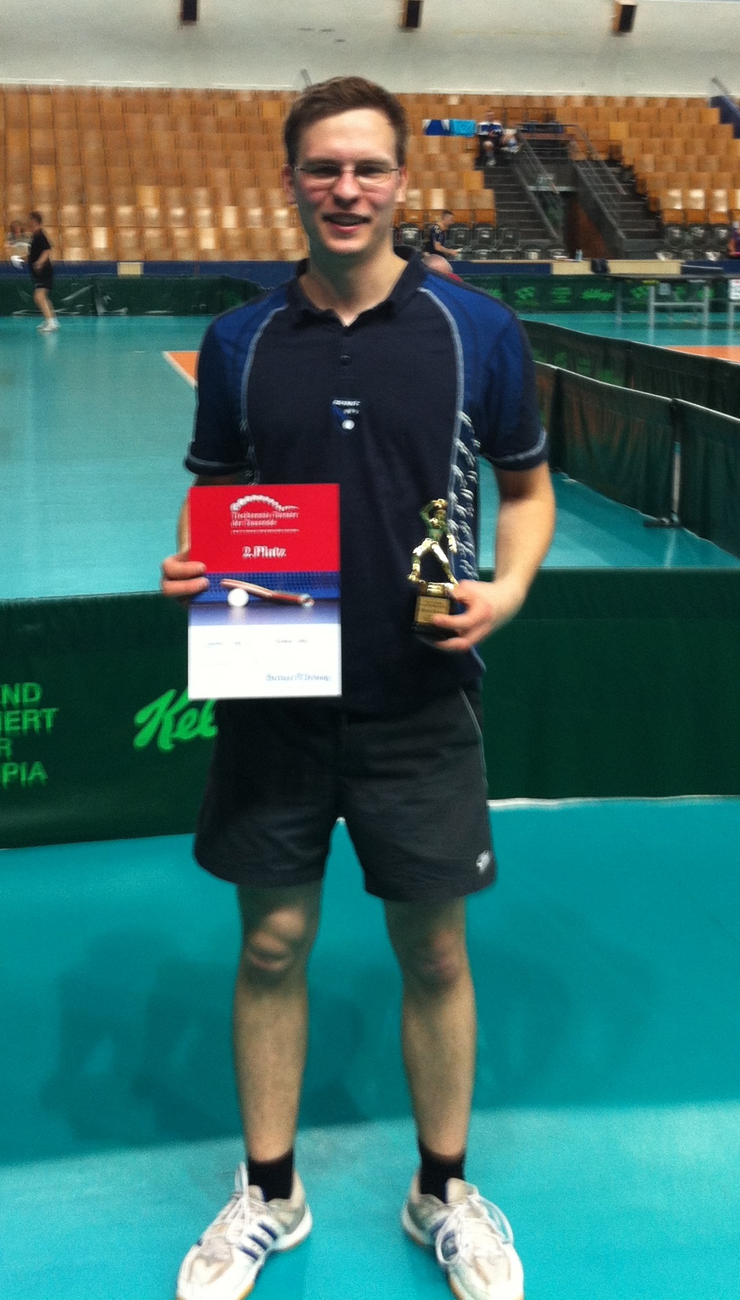 Robert holt einen 2. Platz